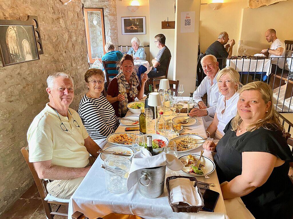 Lunch in Medieval Hilltown of San Leo (Romagna)