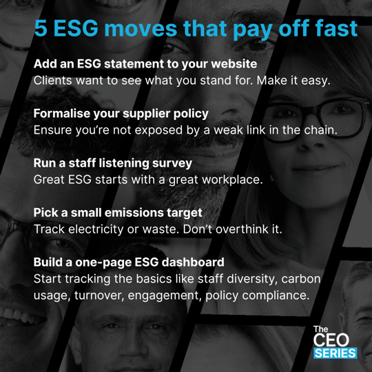 The CEO Series - 3 - ESG - LI Carousel