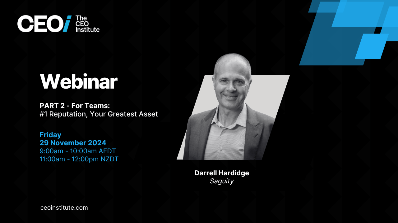 WEBINAR - Darrell Hardidge PART 2